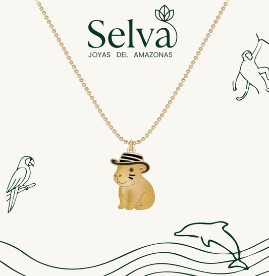 Collar Capibara Sombrero Vueltiao