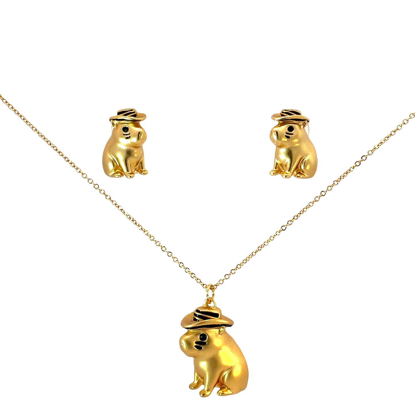 Set Capibara Sombrero Vueltiao