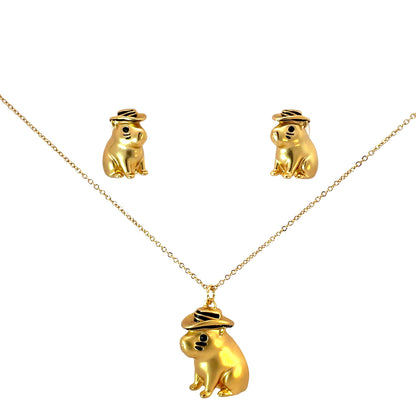 Set Capibara Sombrero Vueltiao