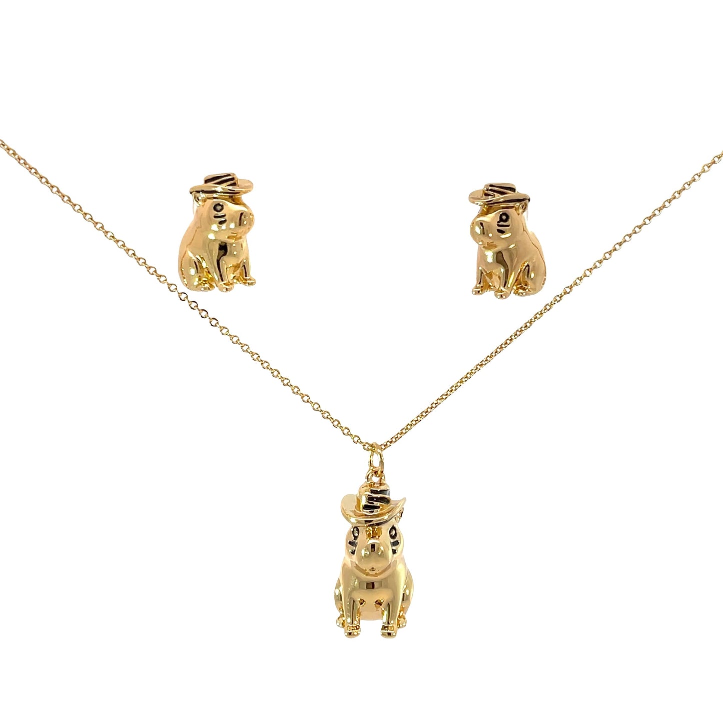 Set Capibara Sombrero Vueltiao