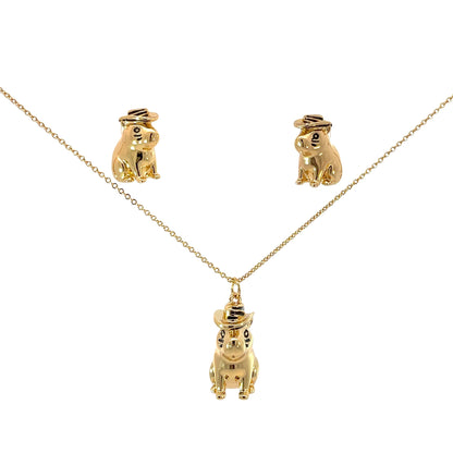 Set Capibara Sombrero Vueltiao